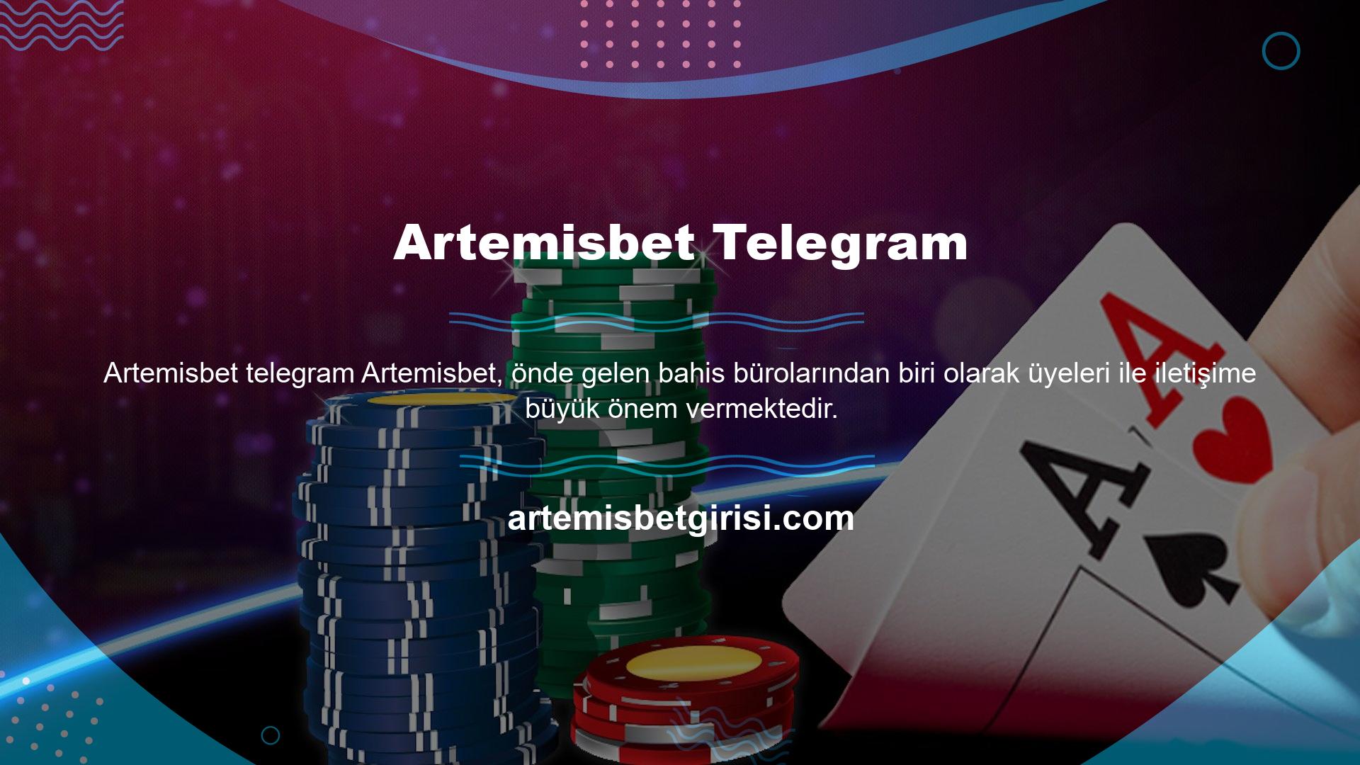 Bunun için çeşitli iletişim kanallarından Artemisbet destek ekibi ile iletişime geçebilirsiniz